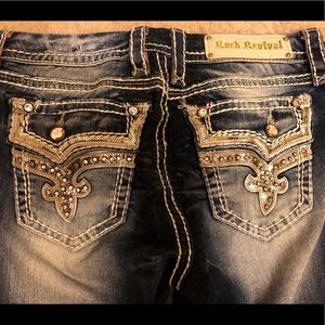 Never Worn Rock Revival Jeans